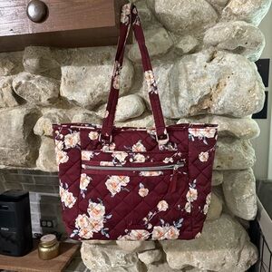 Vera Bradley Blooms and Branches Performance Twill Work Tote